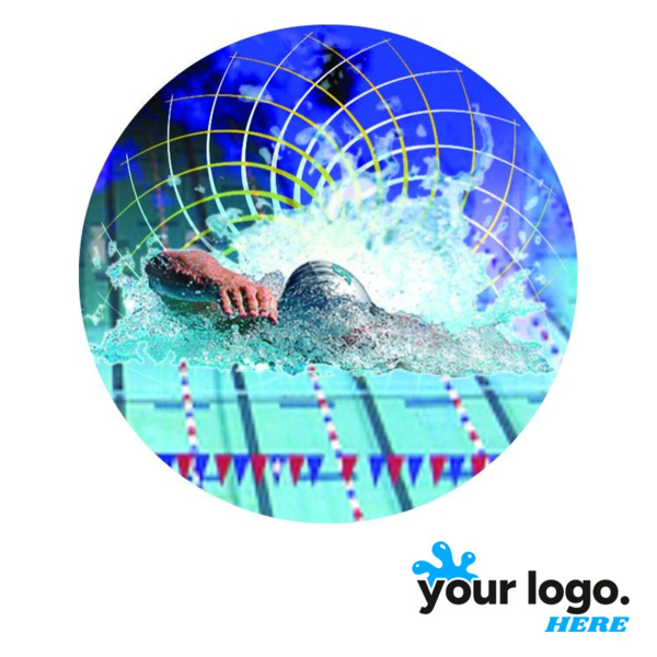 Swimming Full-Color Label Thumbnail