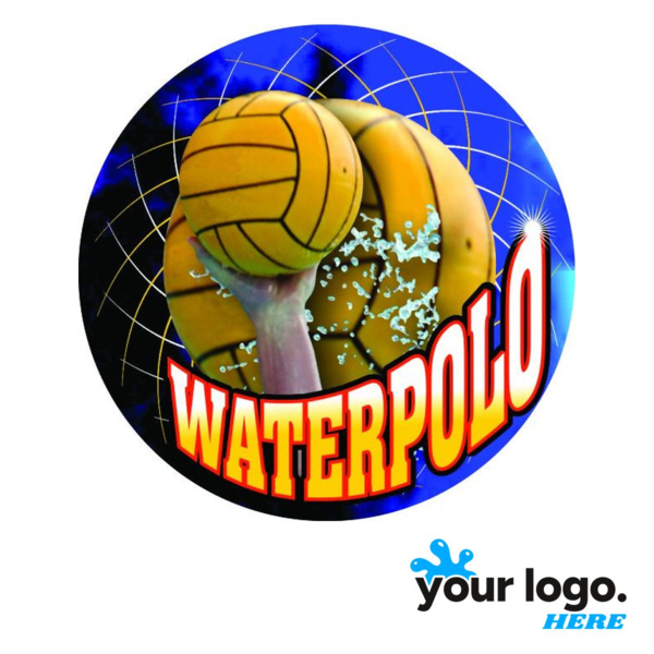 Water Polo Full-Color Label Thumbnail