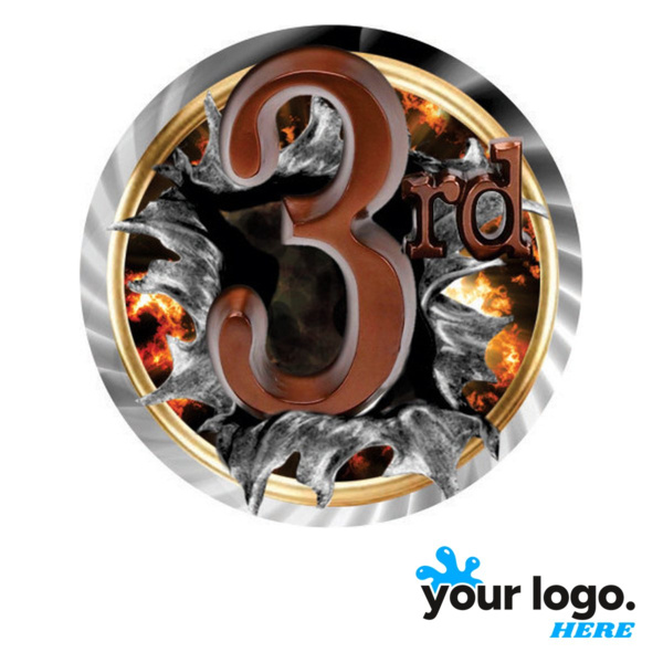 3rd Place Burst Full-Color Label Thumbnail