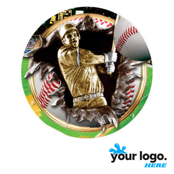 Baseball Burst Full-Color Label Thumbnail