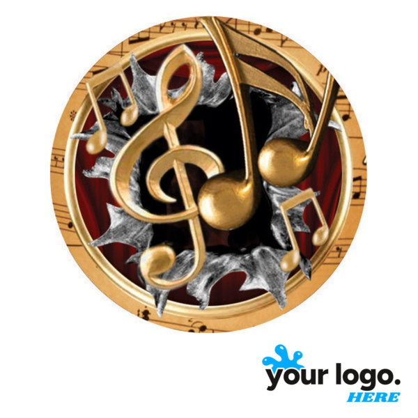 Music Burst Full-Color Label Thumbnail