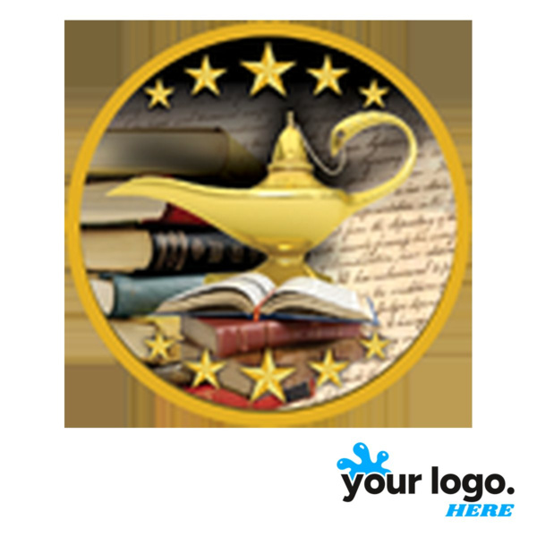 Full-Color Colored Book & Lamp Label Thumbnail