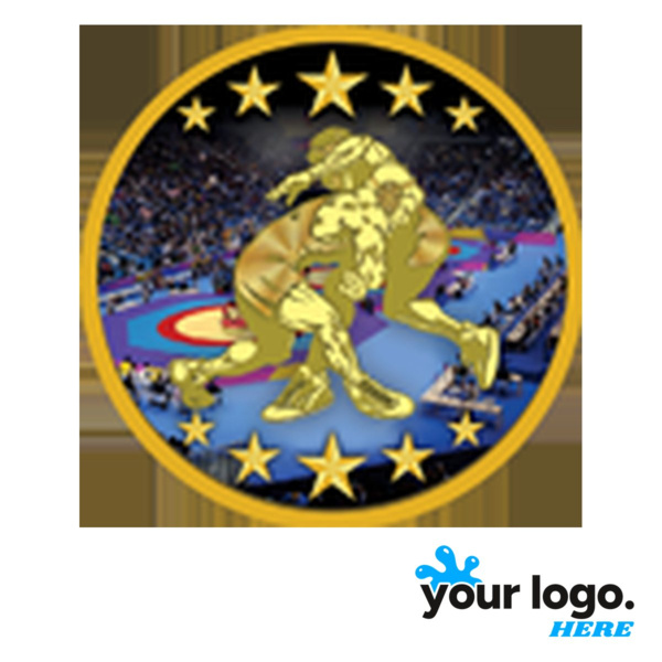Full-Color Colored Wrestling Label Thumbnail