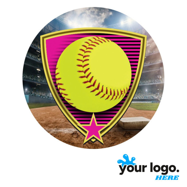 Softball Texture Tone Label Thumbnail