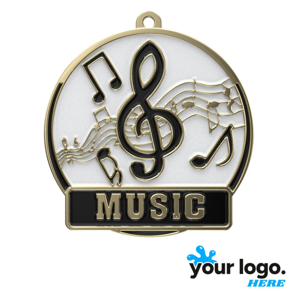 Music High Tech Medal Thumbnail