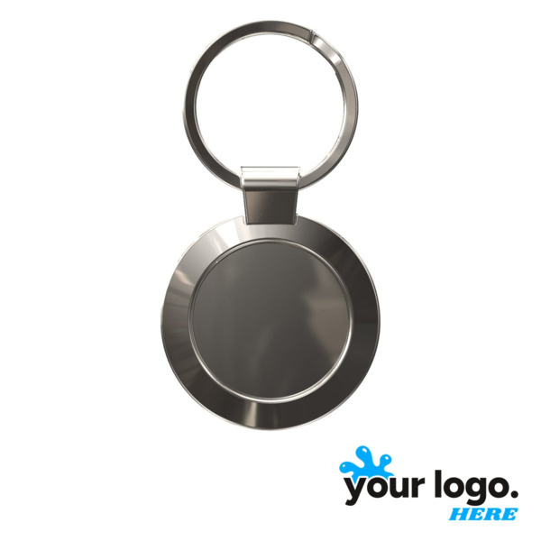 Premium Silver Round Key Tag Thumbnail