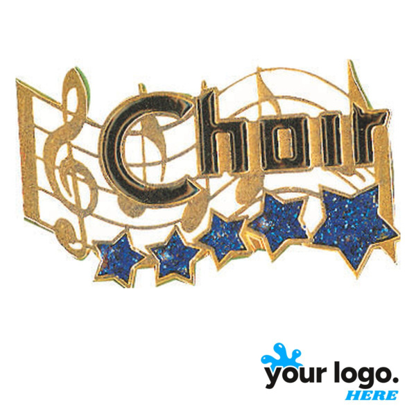 Choir Music Award Lapel Pin Thumbnail