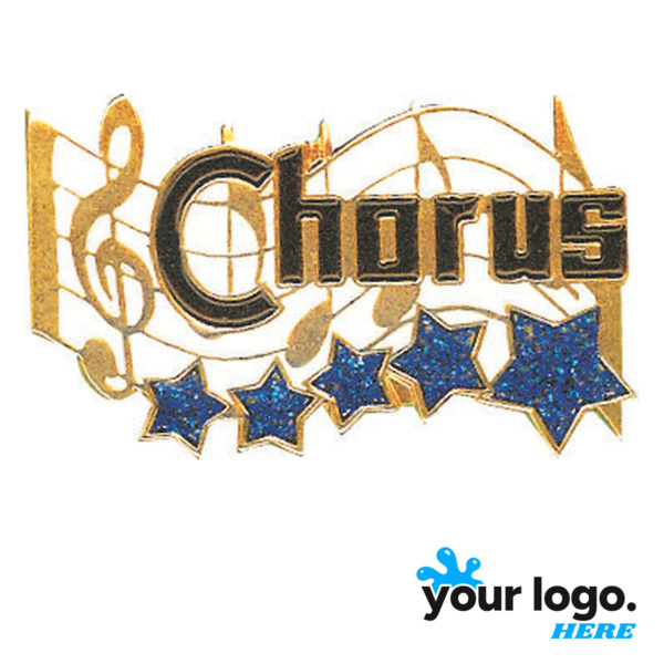 Chorus Music Award Lapel Pin Thumbnail