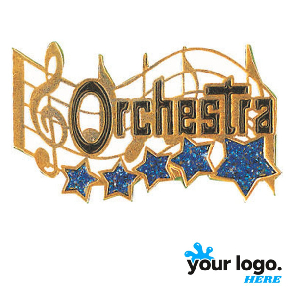 Orchestra Music Award Lapel Pin Thumbnail