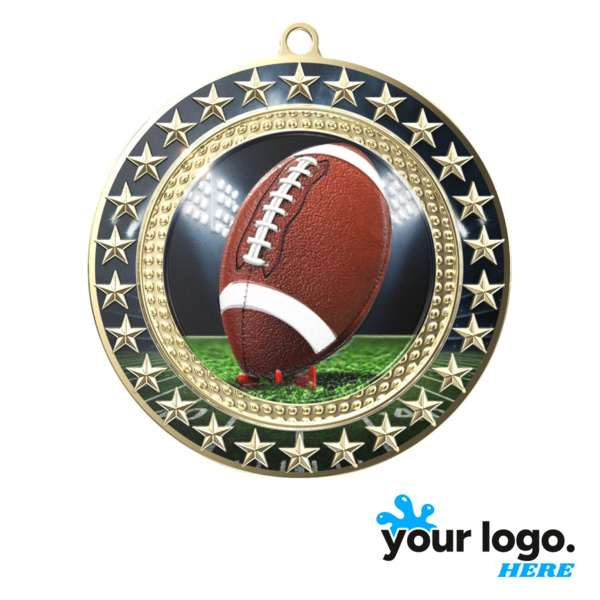 Radiant Star Football Medal Thumbnail