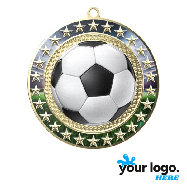 Radiant Star Soccer Medal Thumbnail