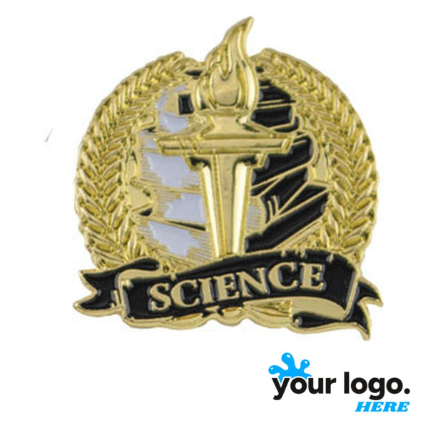 Gold Science Lapel Pin Thumbnail