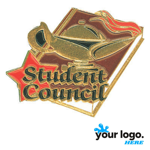 Gold Student Council Lapel Pin Thumbnail