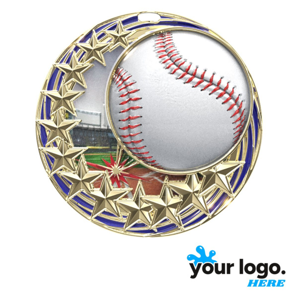 Star Blast Baseball Medal Thumbnail
