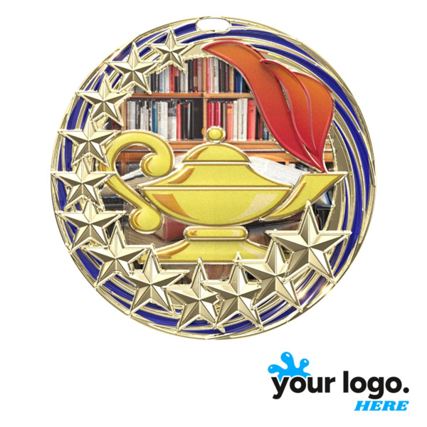 Star Blast Book & Lamp Medal Thumbnail