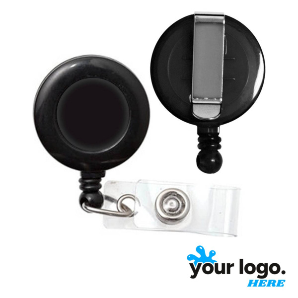 Round Badge Reel w/ Belt Clip Thumbnail