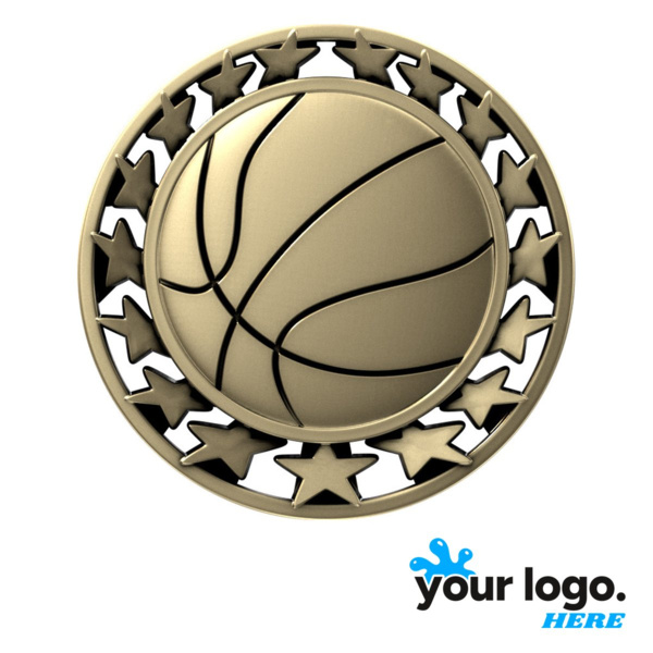Basketball Star Medal Thumbnail
