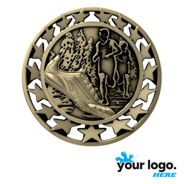 Cross Country Star Medal Thumbnail