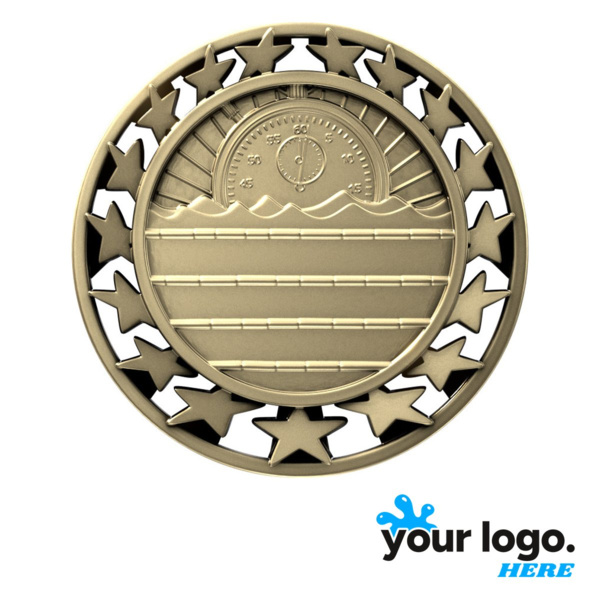 Swimming Star Medal Thumbnail