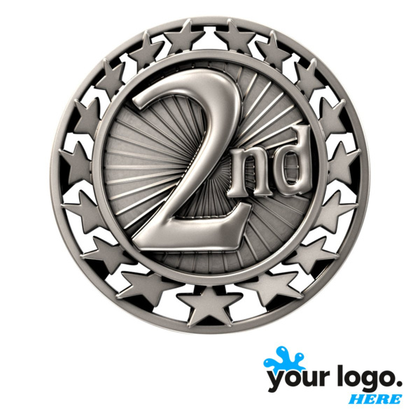 Silver 2nd Place Star Medal Thumbnail