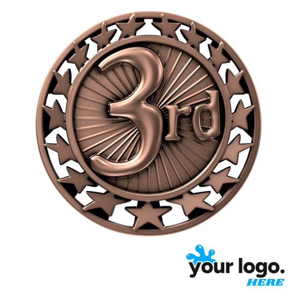 Bronze 3rd Place Star Medal Thumbnail