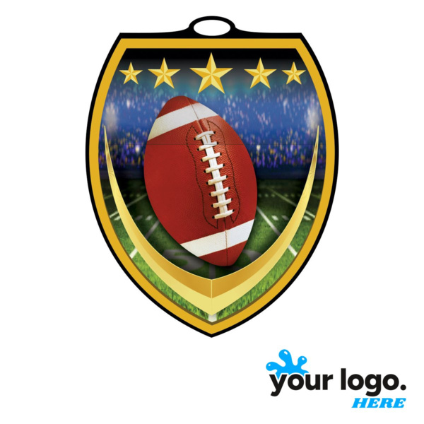 Football Shield Medal Thumbnail