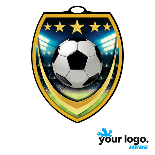 Soccer Shield Medal Thumbnail