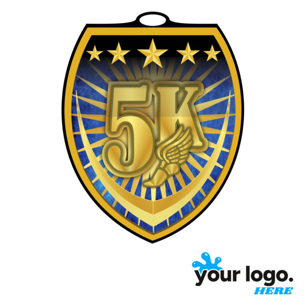 5K Shield Medal Thumbnail