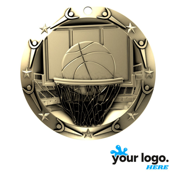 Basketball World Class Medal Thumbnail