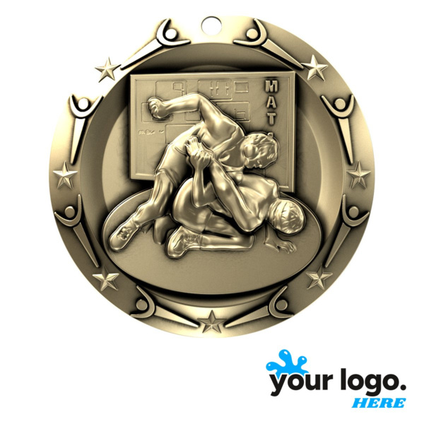 Wrestling World Class Medal Thumbnail