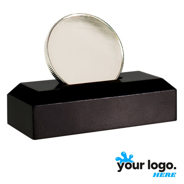 Wooden Coin Stand (3" Coin) Thumbnail
