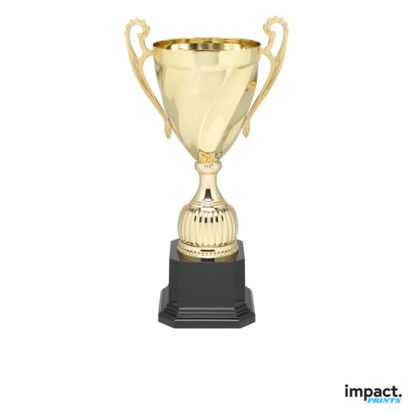 Lucca Metal Trophy Cup in Gold or Silver Thumbnail