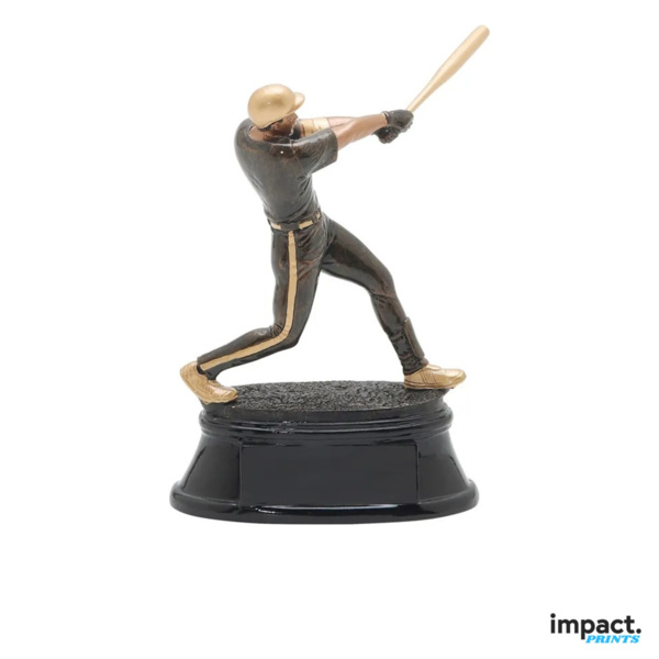 Baseball Power Resin Trophy, Four Heights Thumbnail