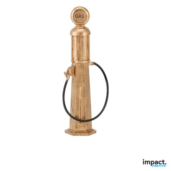 Gold Visible Gas Pump Resin Trophy Thumbnail