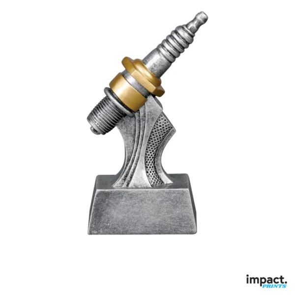 Spark Plug Resin Trophy 6 Inch Thumbnail