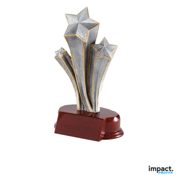 Star Resin Award Trophy, Two Sizes Thumbnail