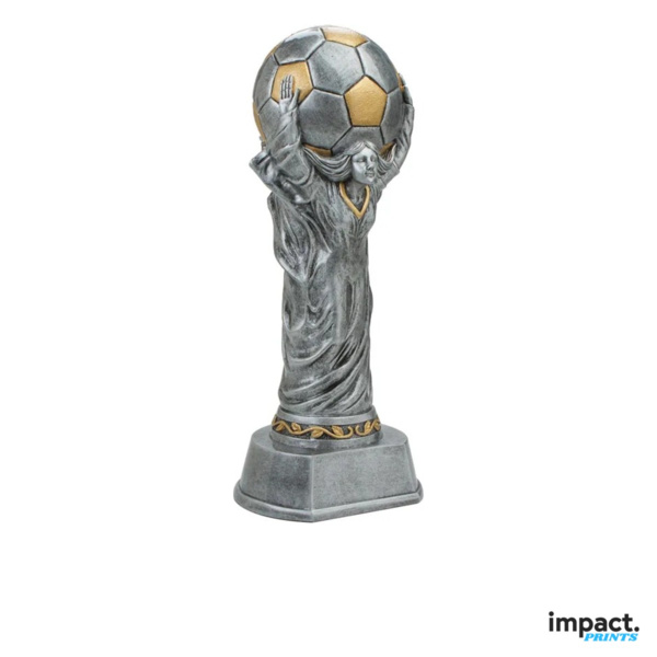 World Cup Soccer Resin Trophy, 12-Inch Thumbnail
