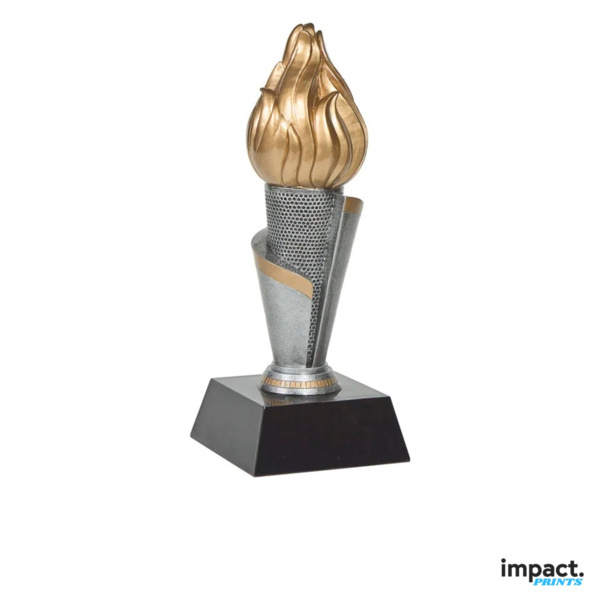 Victory Torch Tower Resin Trophy, 11-Inch Thumbnail