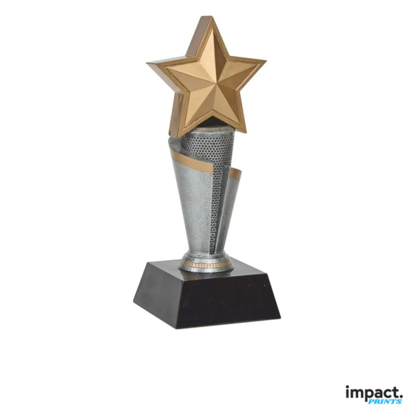 Victory Star Tower Resin Trophy, 11-Inch Thumbnail