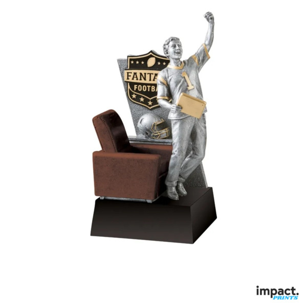 Fantasy Football Armchair Resin Trophy, 13-Inch Thumbnail