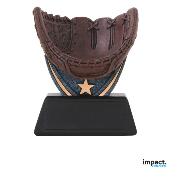Baseball Ball Holder Resin Award, 4 1/2-Inch Thumbnail
