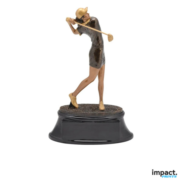 Women's Golf Power Resin Trophy Thumbnail