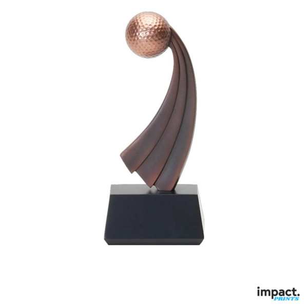 Bronze Golf Resin Trophy (8-12 Inch) Thumbnail