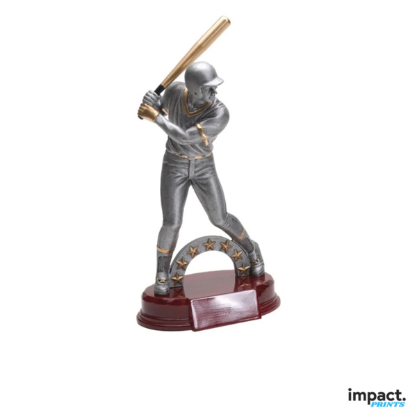 Baseball Player Resin Trophy Thumbnail