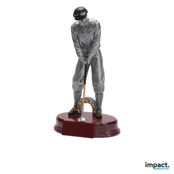 Men's Vintage Golf Resin Trophy Thumbnail