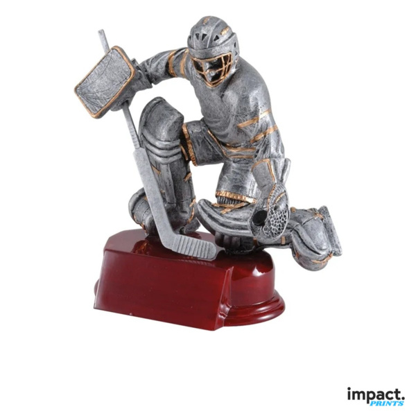 Hockey Goalie Resin Trophy Thumbnail