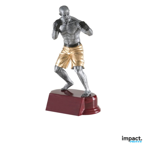 MMA Fighter Resin Trophy Thumbnail