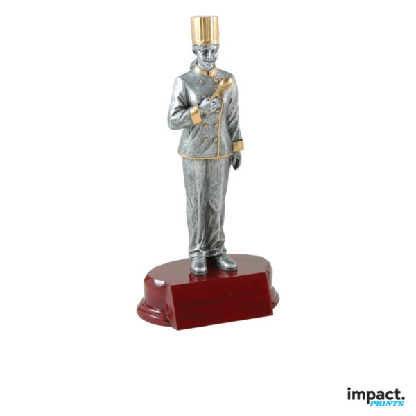 Female Chef Resin Trophy Thumbnail