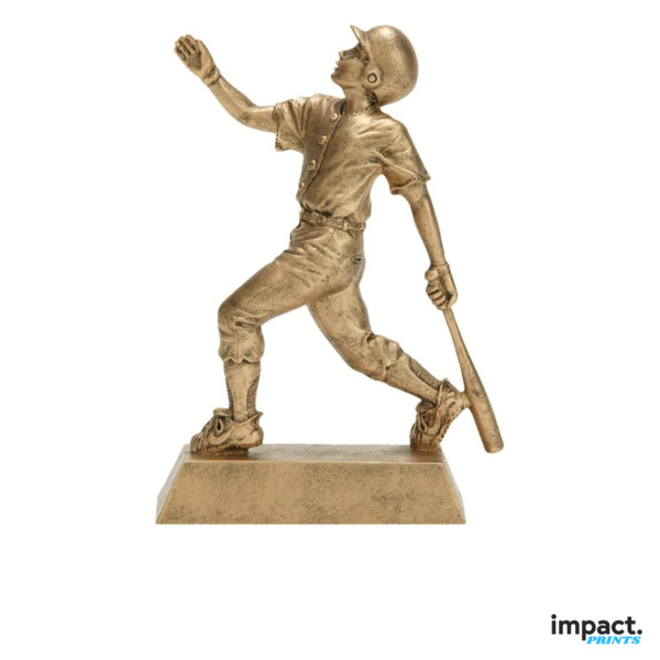 Gold Baseball Sport Resin Trophy Thumbnail