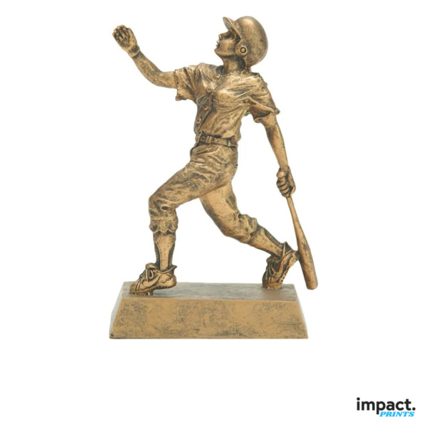 Gold Softball Sport Resin Trophy Thumbnail